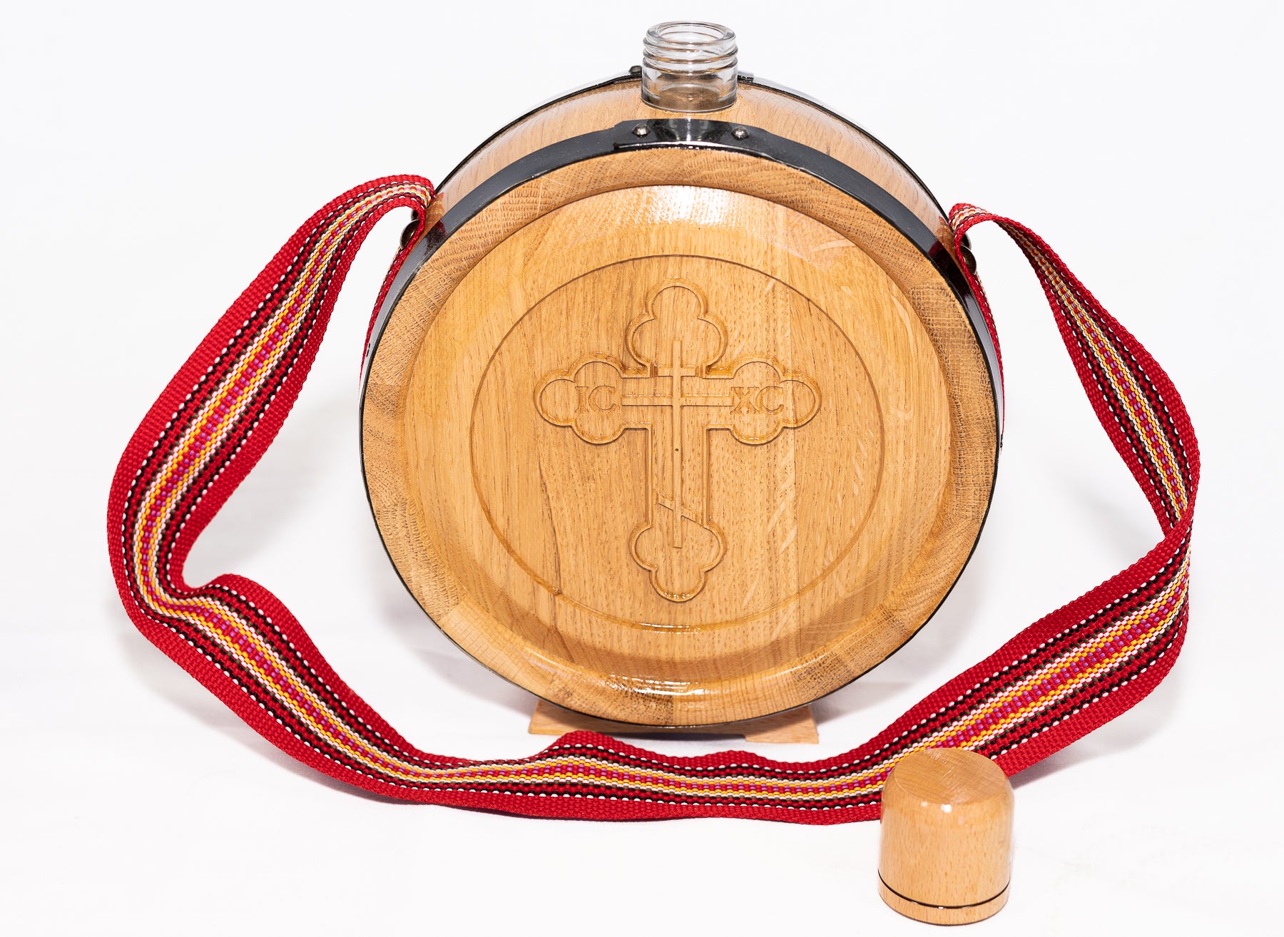 700ml Oak Wood Flask - Various Designs