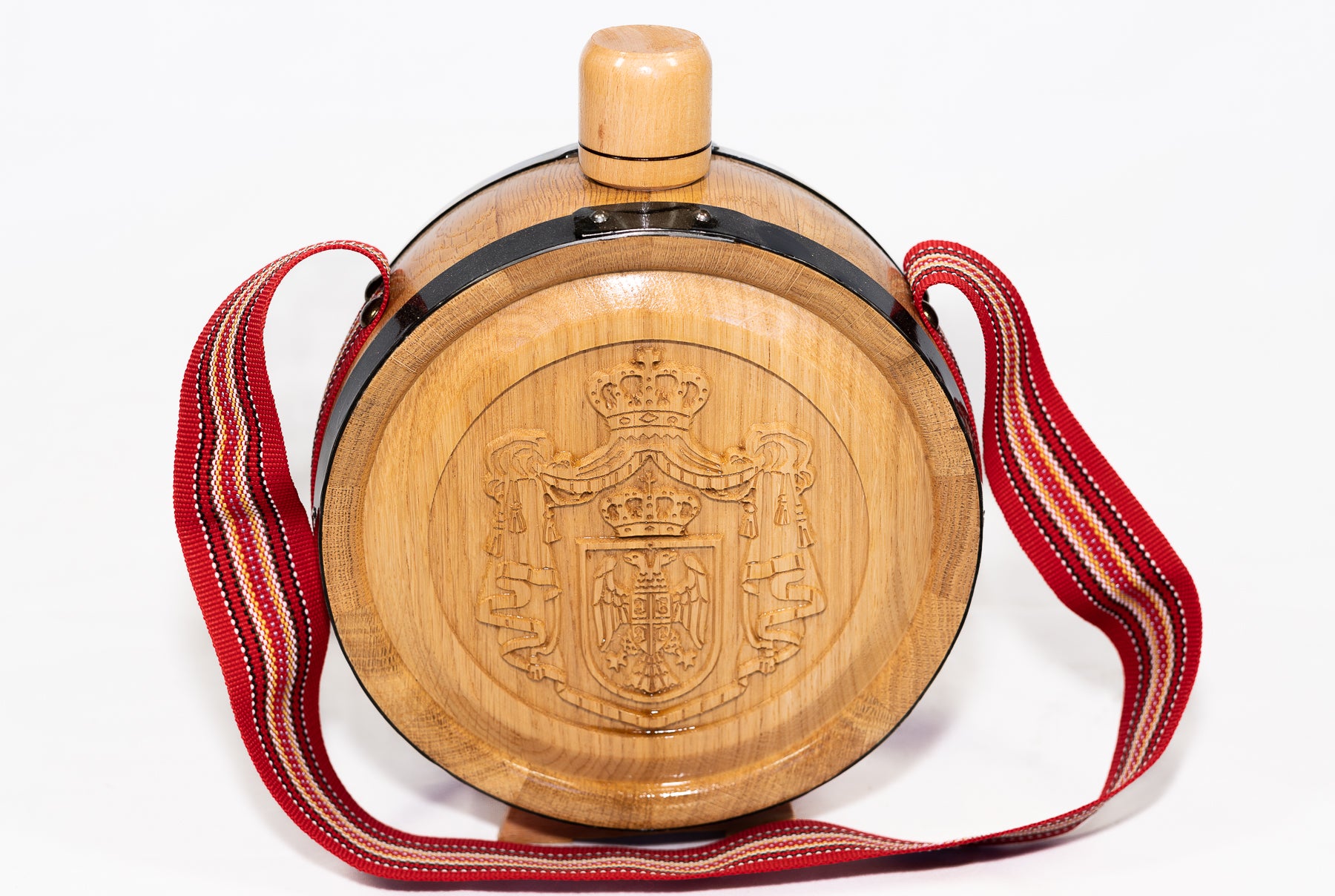 700ml Oak Wood Flask - Various Designs