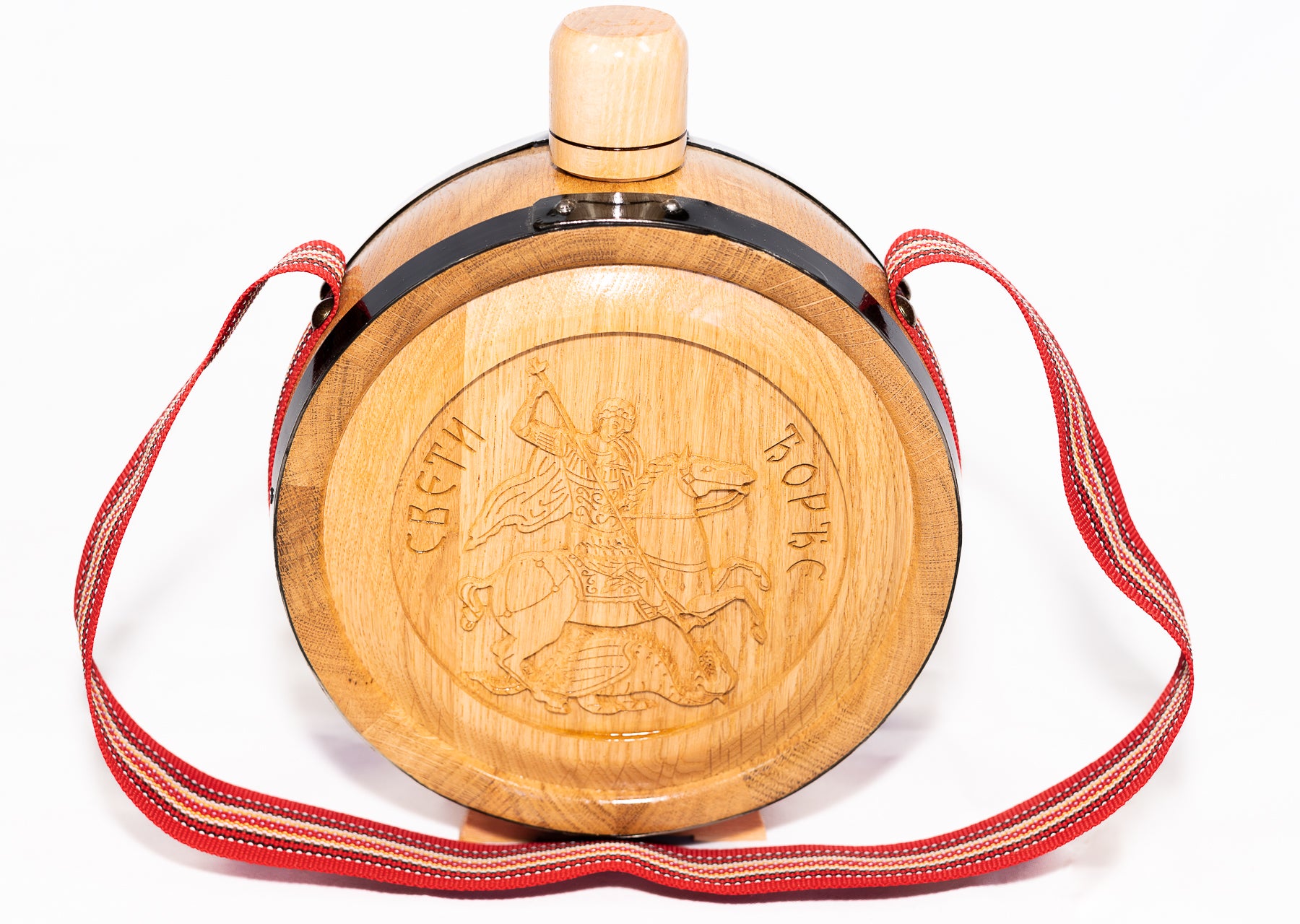 700ml Oak Wood Flask - Various Designs