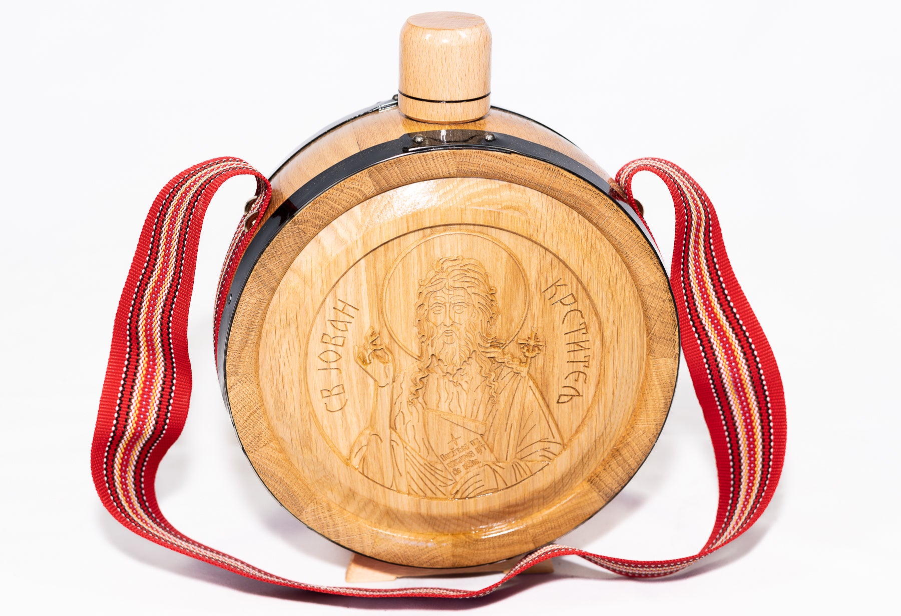 700ml Oak Wood Flask - Various Designs