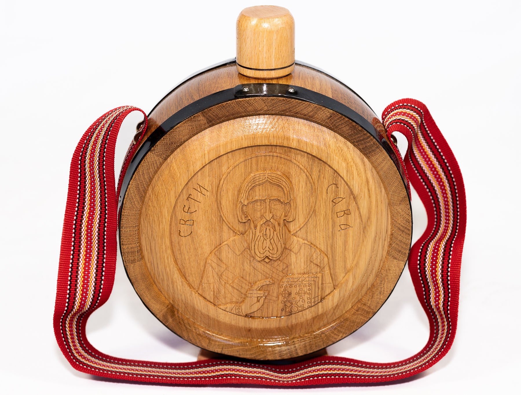 700ml Oak Wood Flask - Various Designs