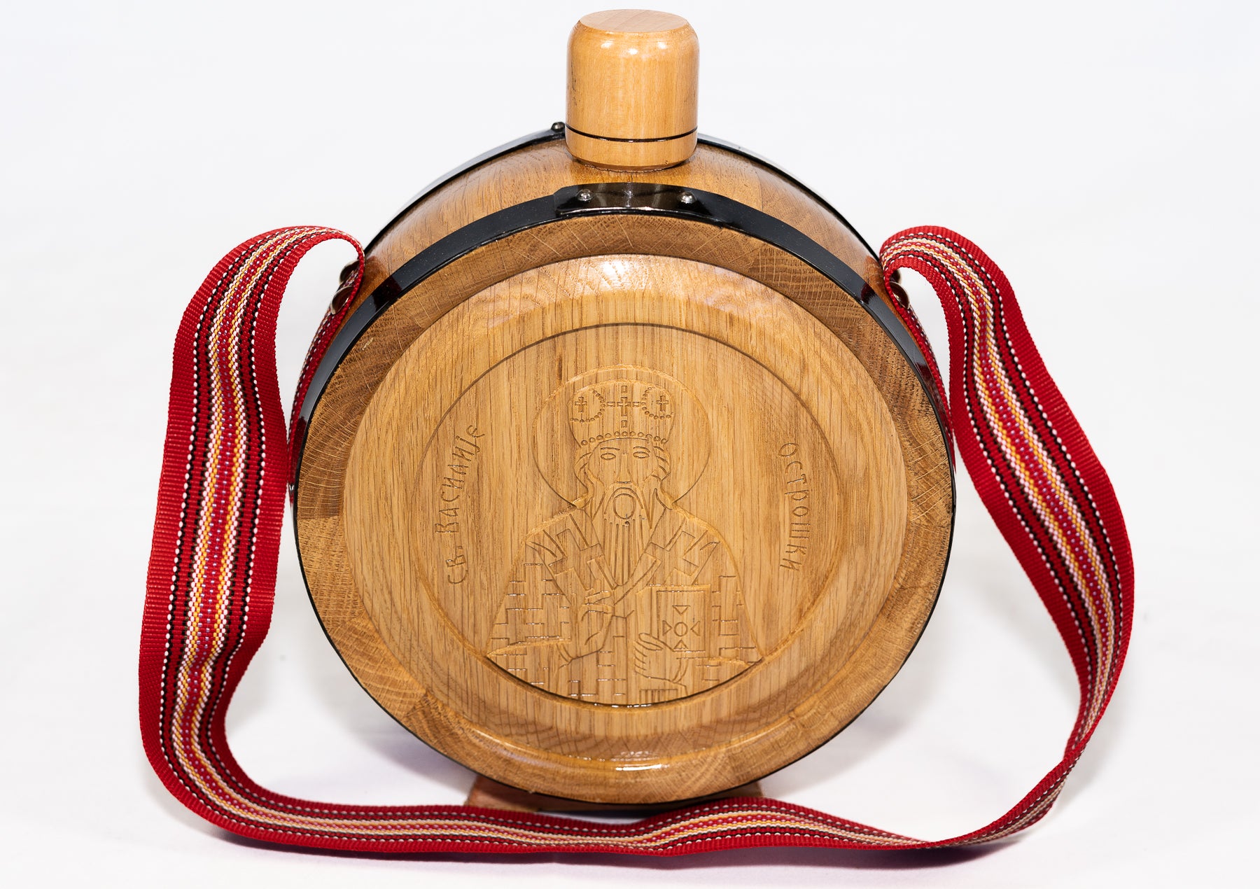 700ml Oak Wood Flask - Various Designs